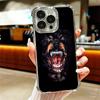 Rottweiler Dog Soft Phone Case For iPhone 15 16 17 Air 14 Pro Max 16E Plus 13 12 Mini Plating Anti-Fall Fundas