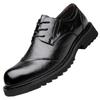 Men's business casual cowhide big head dress leather shoes 2025 autumn new brock shoes