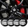 4 PCS 56mm Car Wheel Center Hub Sticker Tire Cover Badge Cover for JPB Renegade Wrangler JK Compass Grand Cherokee Gladiato