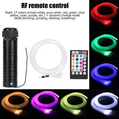 Fiber Optik Işık Kiti 12 V RGBW Bluetooth APP Parti Müzik Festivalleri için LED Tavan Yıldız Aydınlatma