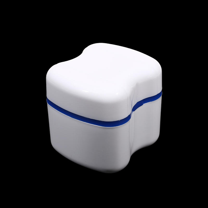 Double-layer Storage Box Cleaner Brush Denture Case Dentures Travel Container With Basket Boxes For Bathroom