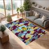 Burnley Football Print Crystal Velvet Rug, Comfortable Water Absorbent Non Slip Indoor Floor Carpet