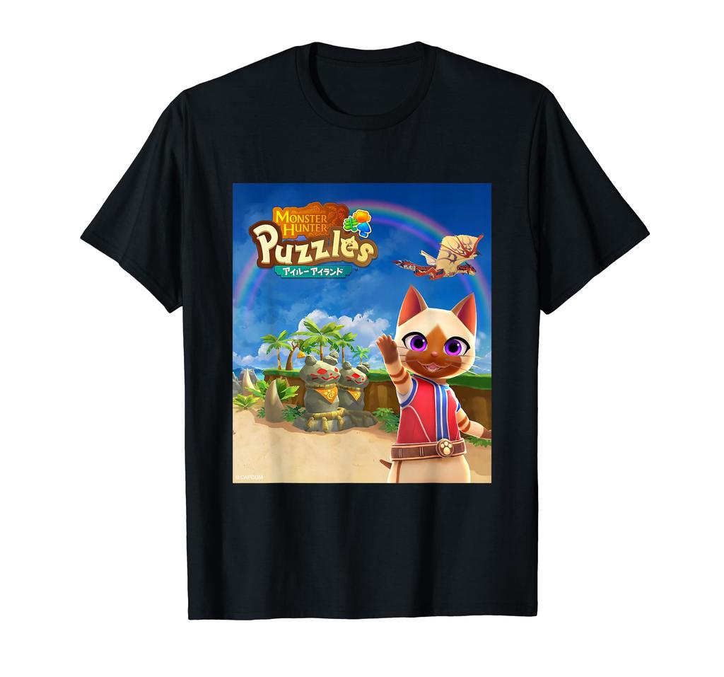Monster Hunter Puzzle Airou Island Airou T-shirt