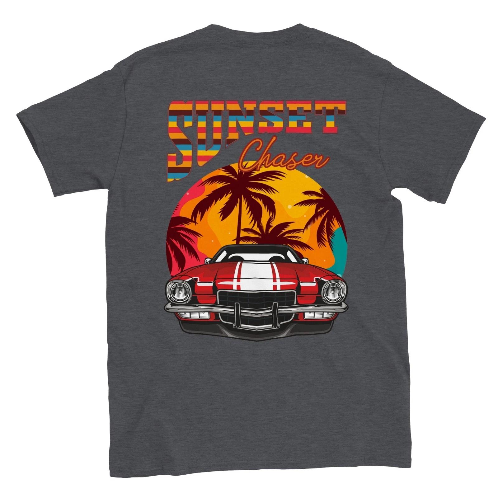 Sunset Chaser - Camaro - Classic Unisex Crewneck T-shirt M