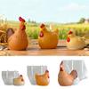 3D Rooster Hen Silicone Mold DIY Easter Candle Plaster Craft Mold Flexible Reusable