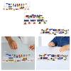 28Pcs 1:64 Scale Street Road Signs Playset S Scale Train Railway Sand Table Layout Decoration Diorama Scenery Model Decoration