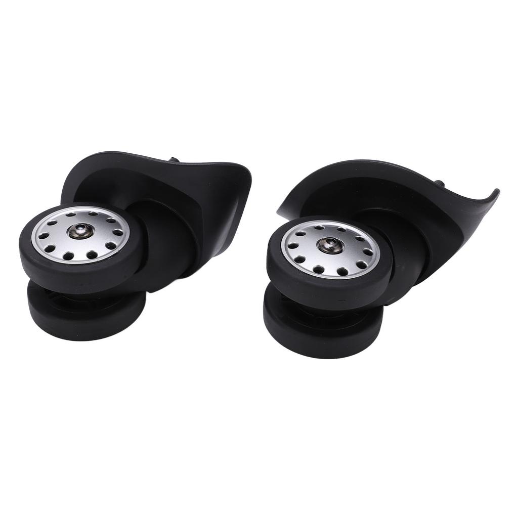 1 Pair 8 Porous Wheel Suitcase Luggage Replacement Casters for Travel Bags Large Size