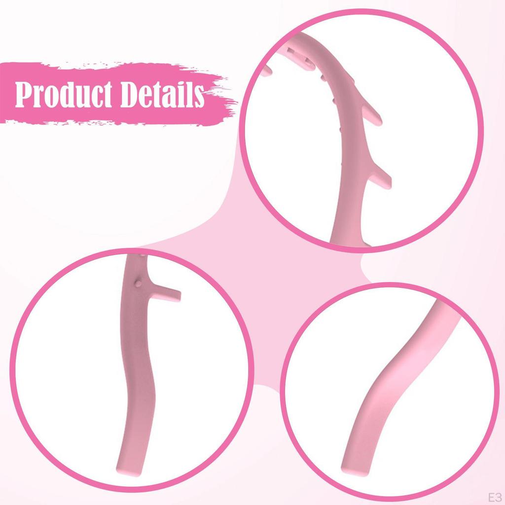 Hair Hoop Anti Slip Tooth Headband Soft Silicone Material Lightweight Comfortable Suitable for Women