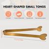 Food Tongs For Ice Non Stick Sugar Cubes Tongs Creative Heart-Shaped Design Smooth Locking Kitchen Supplies Food Grabber For