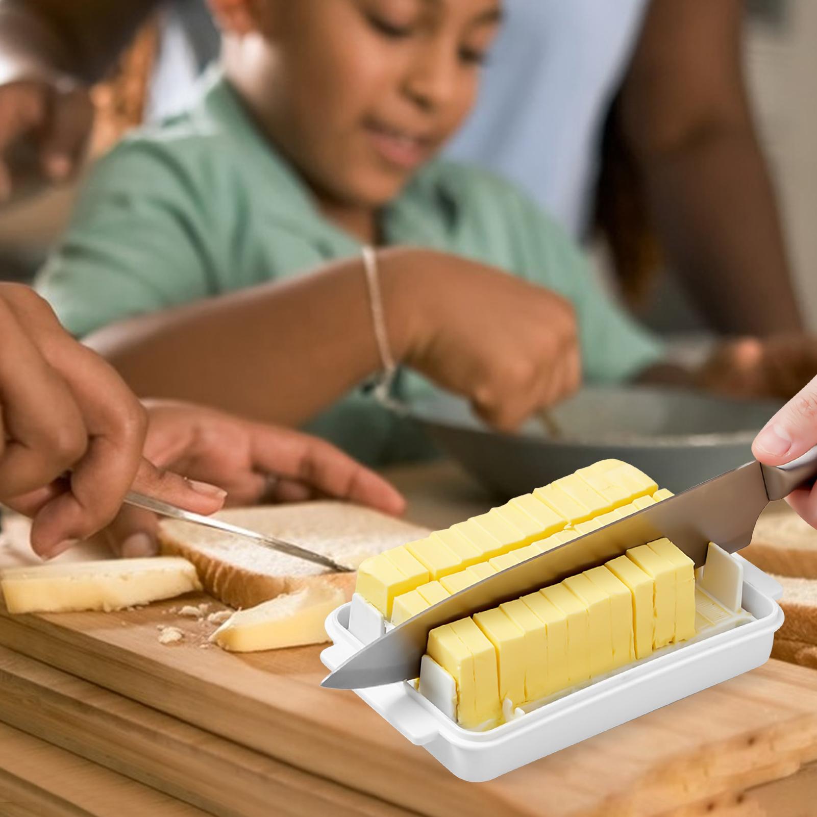 

Butter Slicer Butter Cutting Box With Lid Multifunctional Slicing Tool Removable Cheese Cutting Container For Home Pantry Fridge CHINA