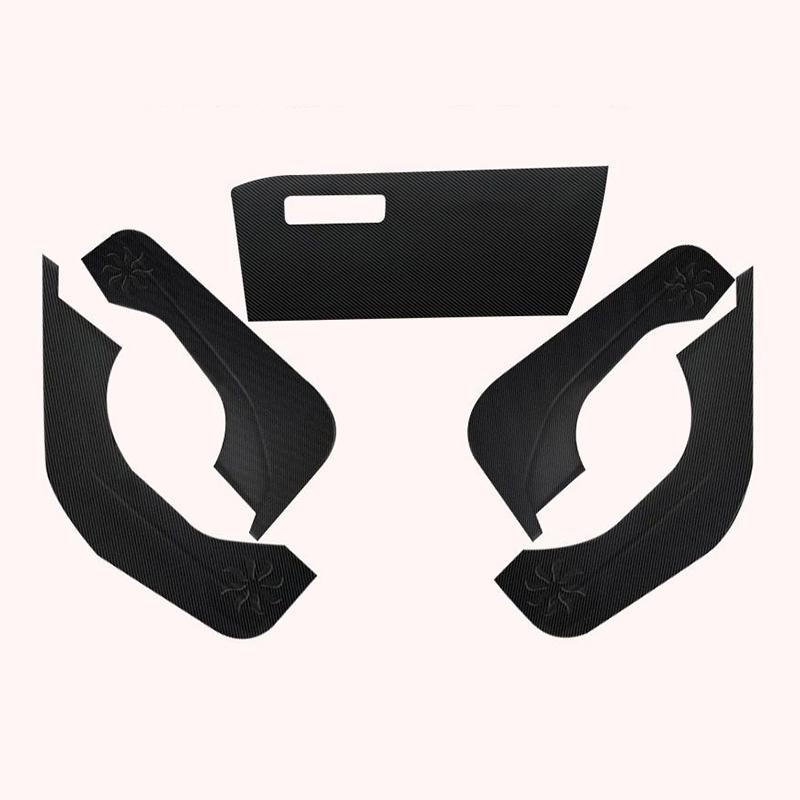 For Volkswagen Tacqua 2019 - 2026 Car Door Anti-kick Pad Leather Interior Anti-dirty Protection Stickers Decoration Accessories