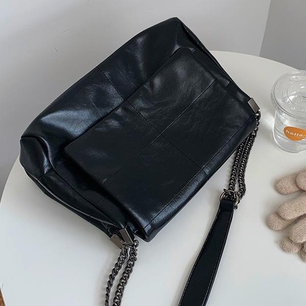 Bag women's large capacity 2025 new trendy versatile autumn and winter fashion Internet celebrity chain messenger bag shoulder tote bag