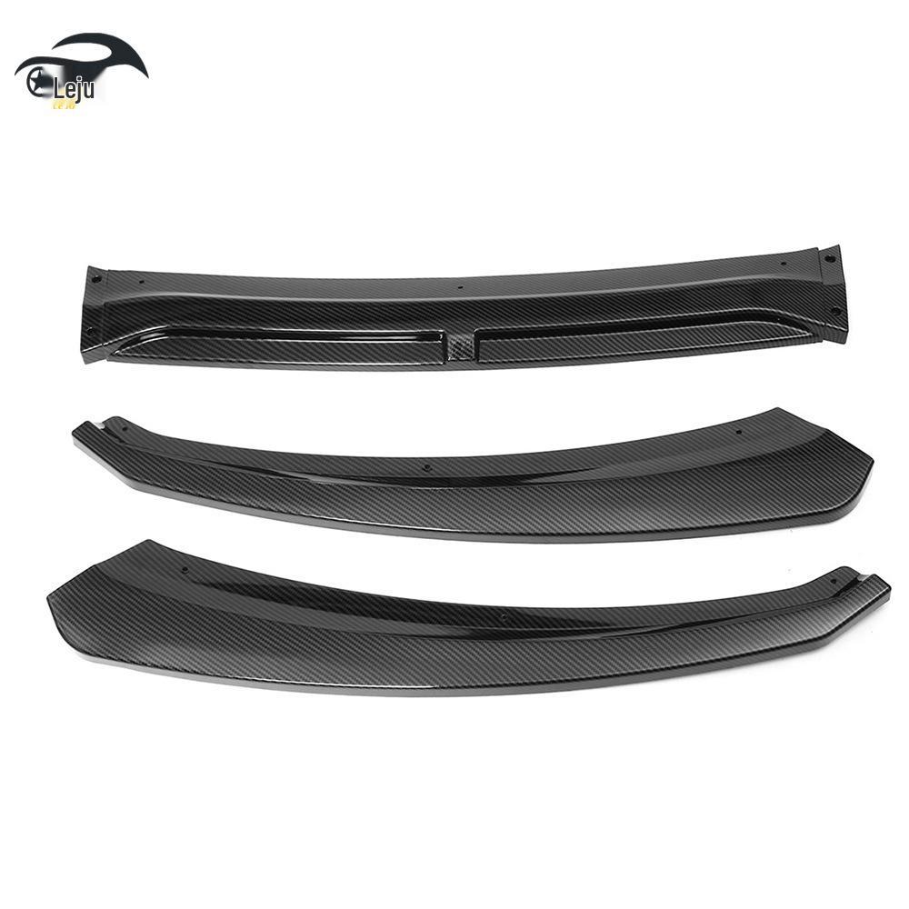 Kit Caroserie Lip Față 3 Secțiuni pentru Ford Focus MK3 2012-2018