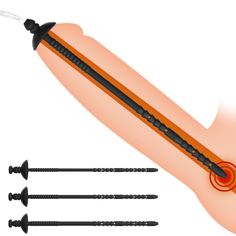 Urethra Sound Penis Plug Silicone Dilators Catheters & Sounds Set Urethral Plug Prostate Stimulator Adult Sex Toy for Men
