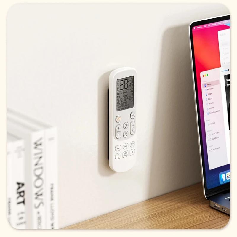 Power Strip Holder Desk Charging Cable Organizer Wall-Hanging Plug Fixer Self-Adhesive Storage Holders