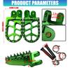 Aluminum Rubber Motorcycle Foot Pegs for XR250 Adjustable Angle Antislip Design Foot Rest Pedal Modification