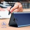 Book Leather Mirror Flip  Case For Samsung Galaxy S23 Ultra S22 S21 A04S A14 A24 A54 A53 Xiaomi Redmi Note 12 11 iPhone 15 14 13 12 11 Pro Max Cover