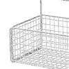 Kitchen Hanging Storage Rack Wall Mounted Storage Basket Punch Free Hanging Wall Organizer Baskets