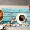 1pcs Blue Starfish Design Home Decor Kitchen Table Mats, Printed Insulation Table Mats