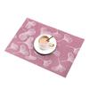Modern Chinese Ginkgo Leaf PVC Placemat Densely Woven Waterproof Table Mats Eco-Friendly Heat-Resistant Coasters Table Runners