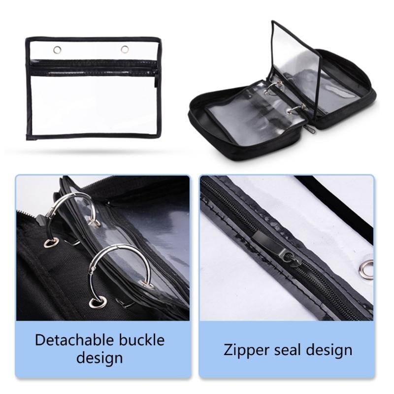 Storage Bag Fishing Lure Bag Universal Baits Fishing Tackle Binder Organizers Include 4 Detachable Pocket Scratchproof