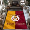 Galatasaray Personalized Name Floor Rug Office Rug Suitable For Game Room Study Room Balcony Dining Room Antislip Carpet Office Home Decor