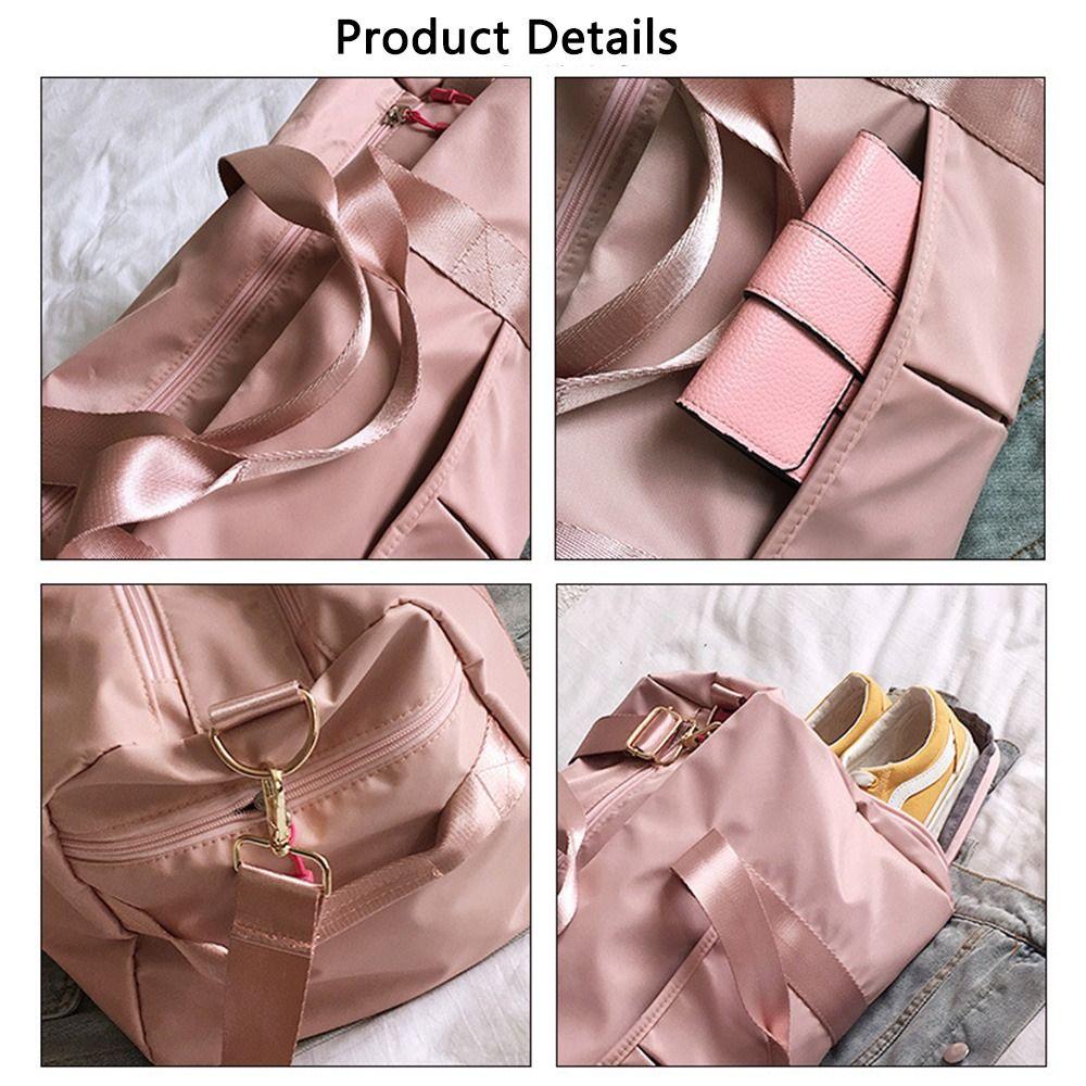 Women Yoga Gym Sport Duffle Bag Luggage Bags Weekend Package Travel Handbag