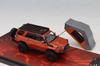 FREESTYLE Gaincorp Products Scale Toyota 4Runner Widebody Overland DiecastTalk Custom Inferno Orange Finished Model 1/64 (clean) DTG0018-OR