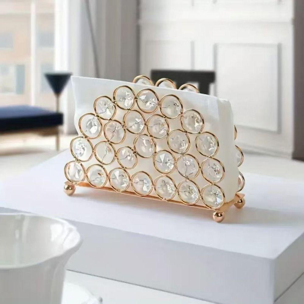 Nordic Style Serviette Holder Luxury Tissue Dispenser Practical Napkin Rack  Living Room
