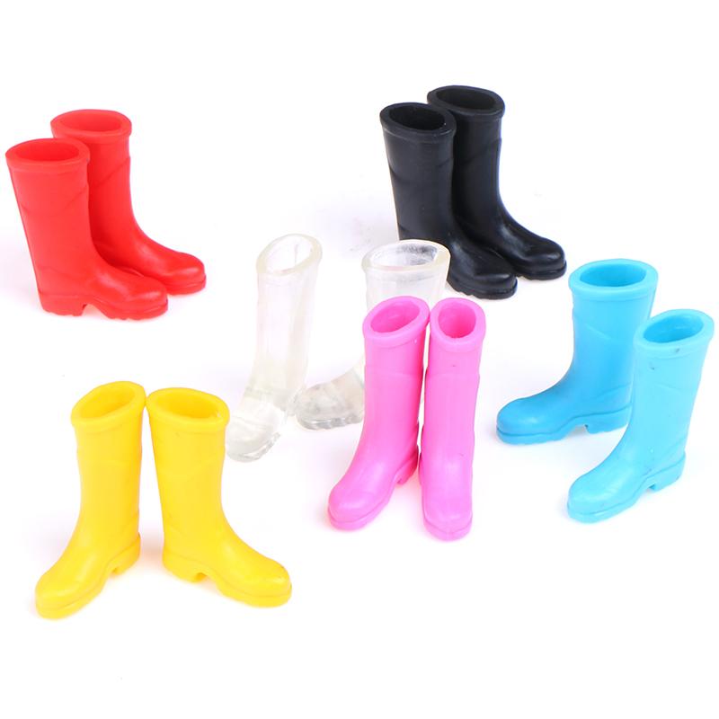 Dollhouse Decoration Mini Colorful Rain Boots Miniature Dolls Accessories 1/12
