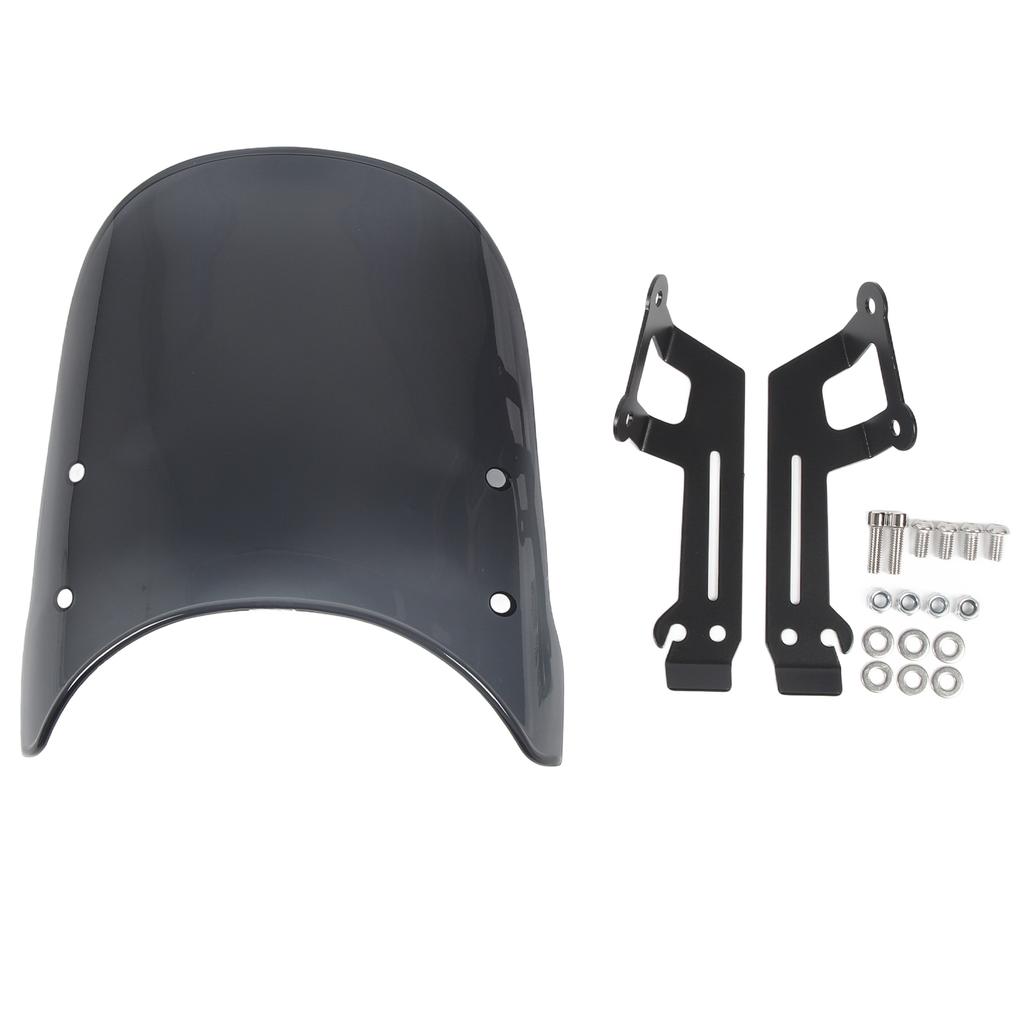 Motorcycle Windshield Reduce Wind Resistance Increase Driving Stability Replacement for Ducati Scrambler 800 400 Smoky Gray