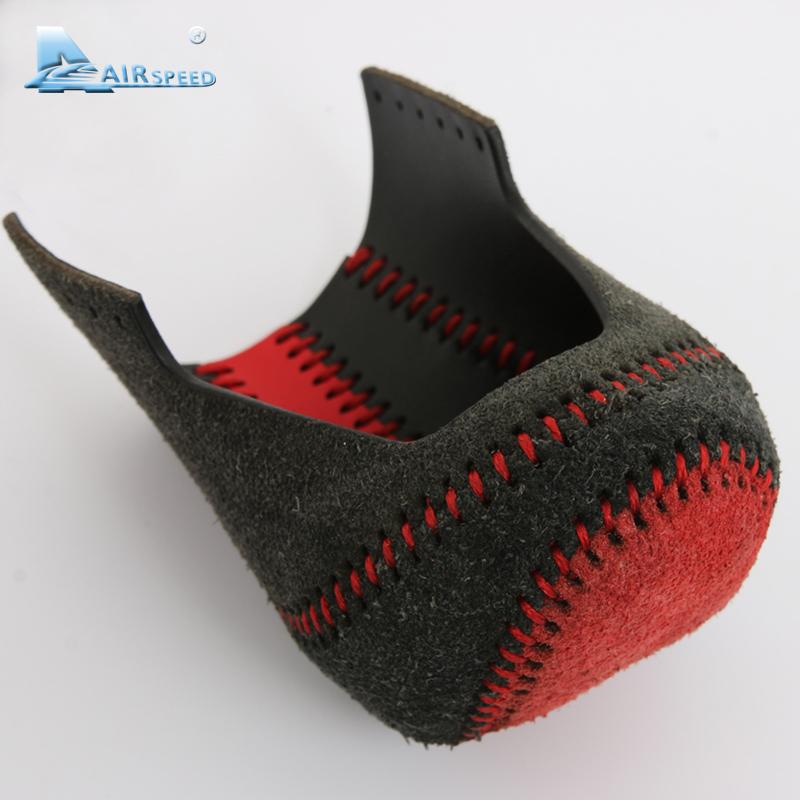 PU Leather Gear Shift Knob Handle Cowhide Cover Hand-sewn for Infiniti QX50 QX70 QX80 EX FX35 37 G37 Interior Accessories