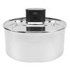 Pet Water Fountain with Motion Sensor 3.2L Rechargeable Water Electricity Separation Automatic Stainless Steel Cat