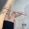 New year, optical glasses for men and women, metal anti-blue light, fashion trend, glasses