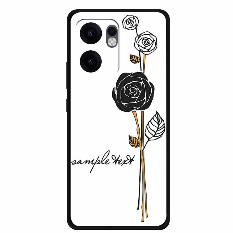 3D Emboss Case For OPPO Reno 14 5G Phone Case Reno14 Coque Flower Shockproof Silicone Soft Back Cover For OPPO Reno 13F 14F Case