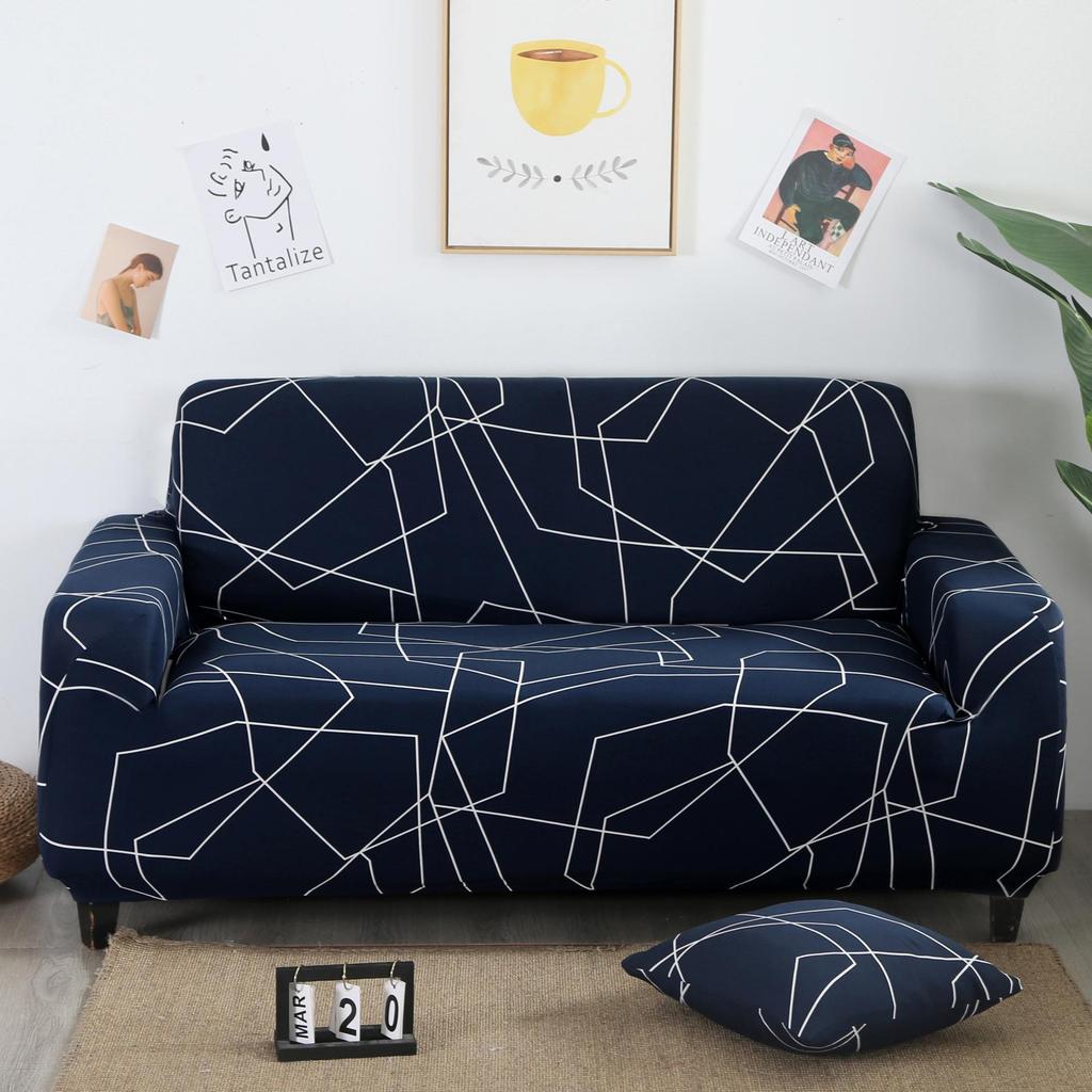 Elastic Universal Sofa Cover for Single, Double, or Three-Seat Sofas, All-Inclusive Cushion Protector.