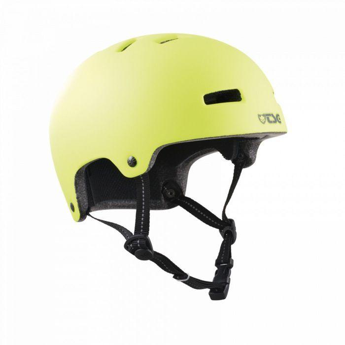 Casque BMX - TSG - Nipper Maxi - Jaune - Coque En ABS - Mousse EPS