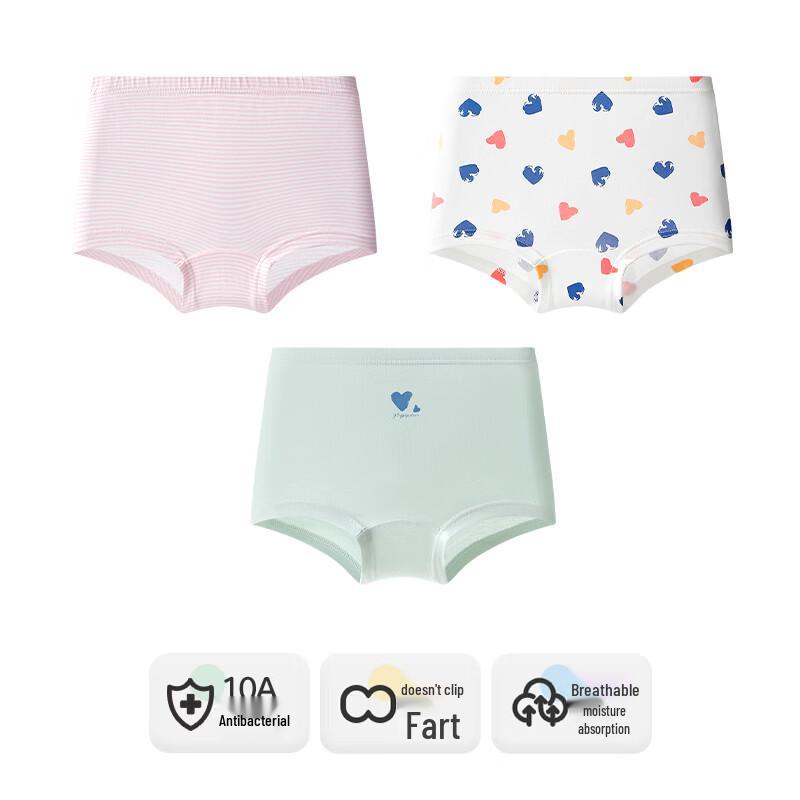 

Yingbolun Girls All-Season Antibacterial Cotton Underwear 170