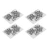 4pcs Embossing Folders Multipurpose DIY Flower Pattern Embossing Folder Template for Card Making Scrapbooking