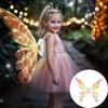 LED Glowing Butterfly Wings with Music And Lights for Girls Adjustable Straps Lightweight Fairy