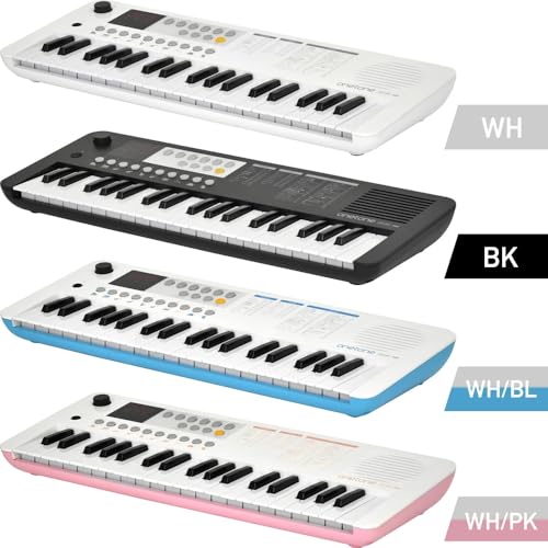 ONETONE One-Tone Electronic Keyboard, Mini 37 Keys, LED Display, USB-MIDI Support, Japanese Language, OTK-37M/WH (USB Cable Included)