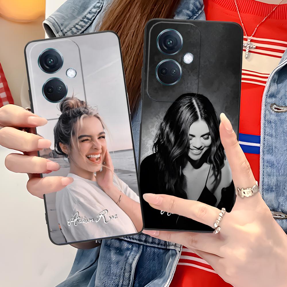 Addison Rae Matte TPU Mobile Phone Case for OPPO Reno 14 13 12 11 10 9 8 7 6 5 F T Pro 5G Colorful Printing Cover