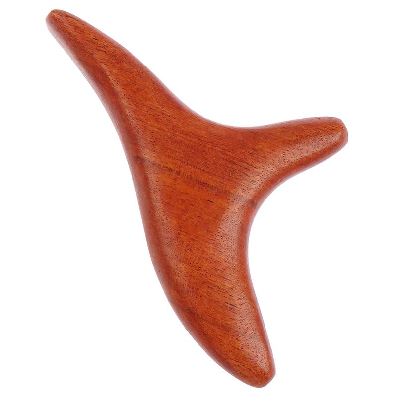 Dřevěný trojúhelníkový masážní přístroj na tělo Akupunktura Terapie Reflexologie Relaxace Uvolnění stresu