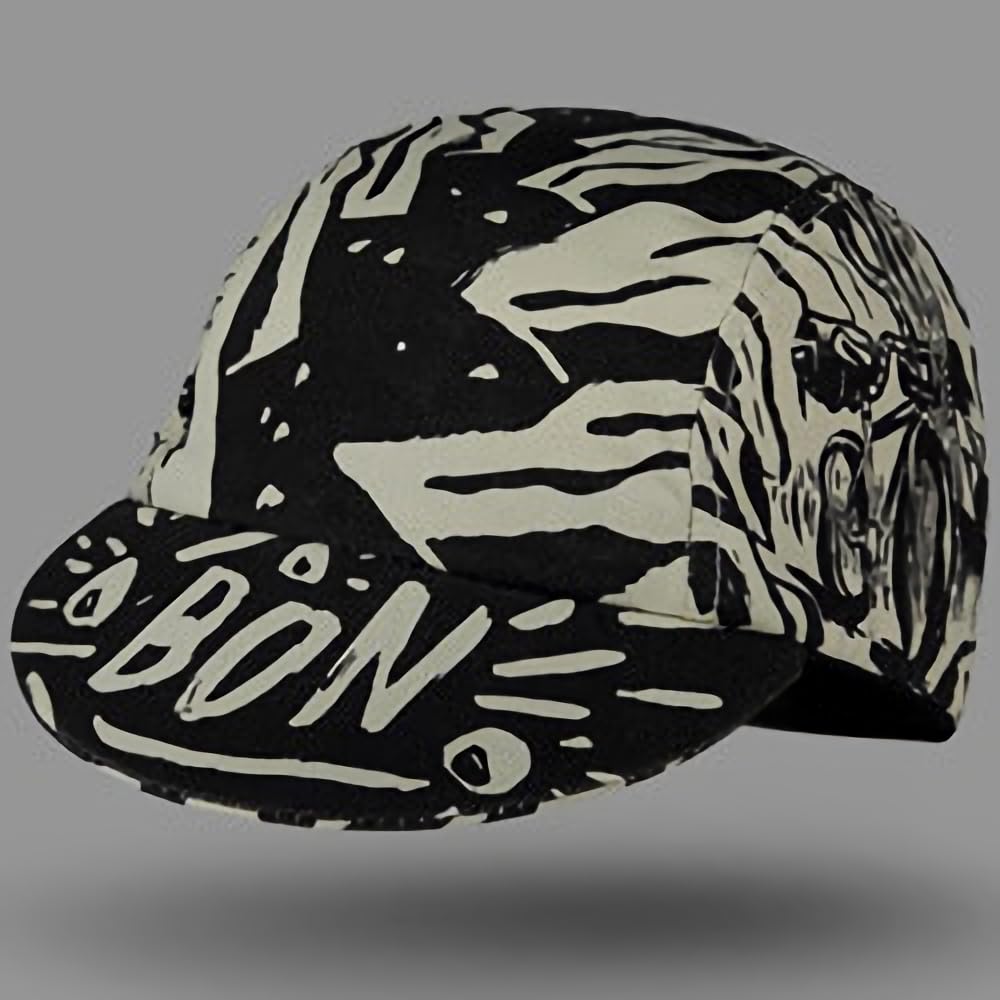 Bellow Cyclist Cap in GRAVIER Print