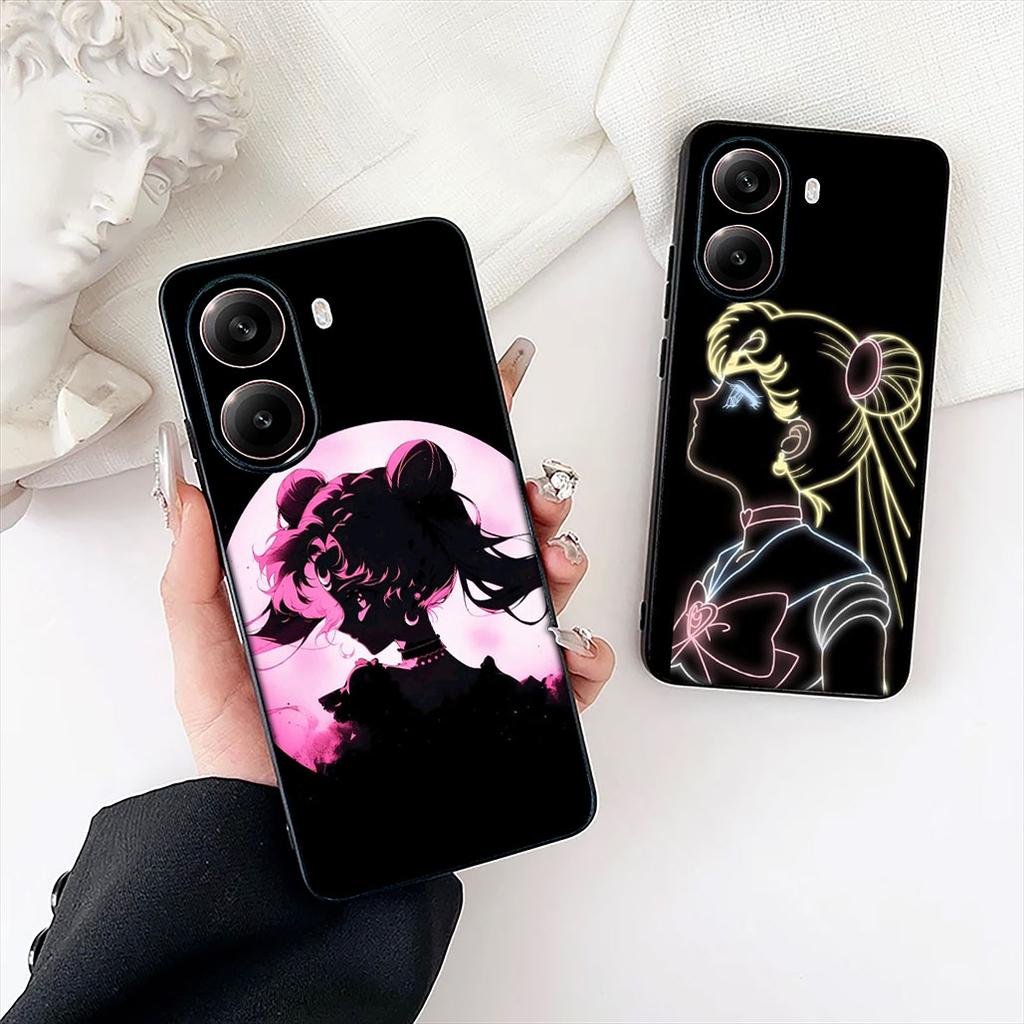 Anime S-sailors Girl S-Sailormoons Moon Cover for Motorola Moto G86 G14 G35 G34 G45 G55 G67 G75 G85 G24 G15 G54 G57 Power Case