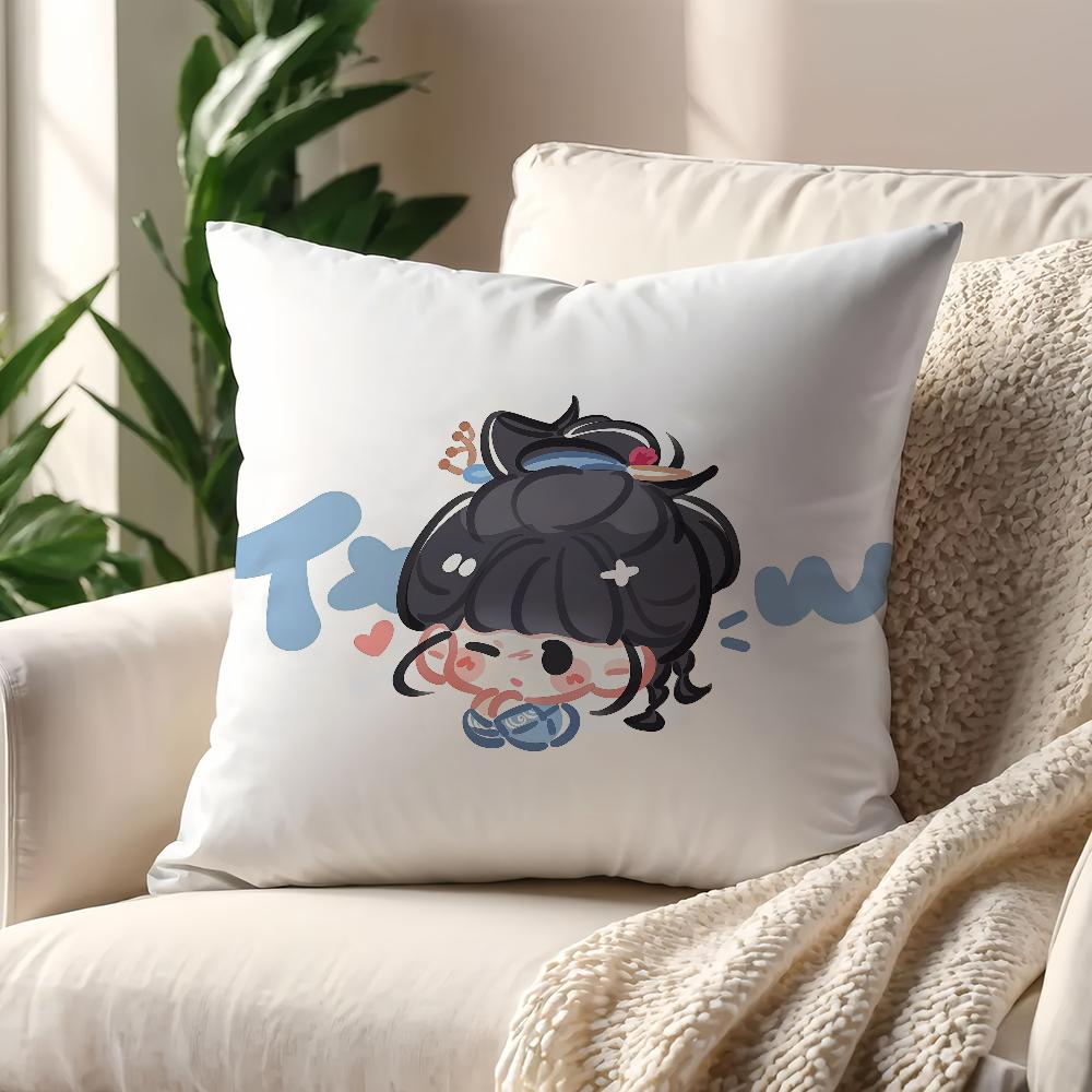 TV Pursuit of Jade Fan Changyu Cushion Cover For Pillow Printing Sofa Decoration Home Room Coffee Shop Office Nordic Simplicity