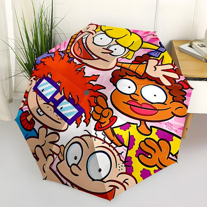

Rugrats Automatic Opening and Closing, 8 rib Structure Portable Umbrella, Suitable for Men and Women in All Seasons Perfect Gift for Holida