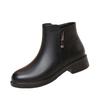 New Cotton Shoes Warm Boots Winter Soft-soled Flat-soled Piled Thickened Short Boots Non-slip Medium Boots