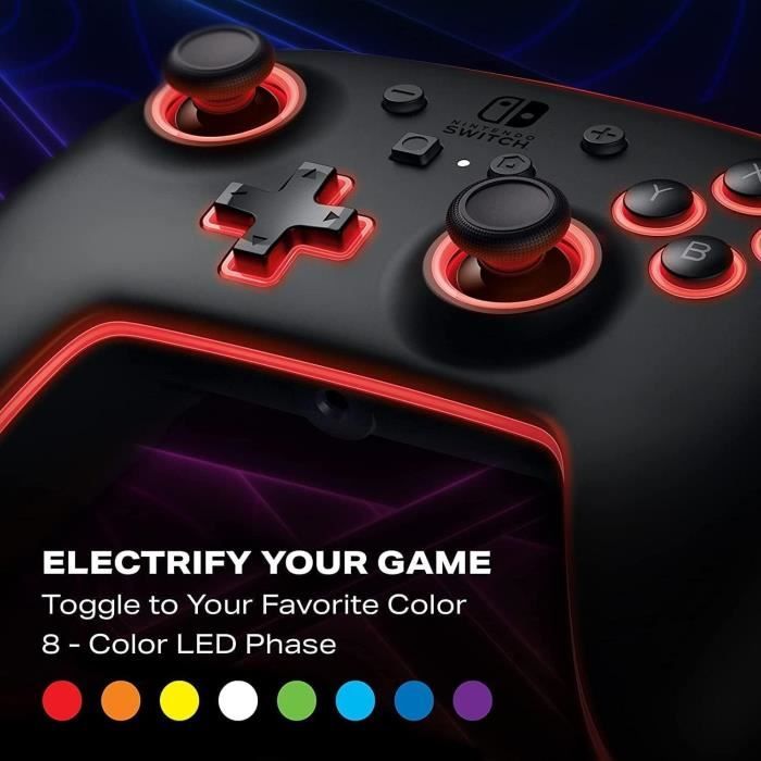 Manette filaire - power a - nintendo switch - spectra