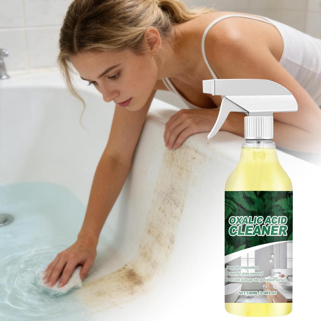 Toilet Bowl Cleaner Spray 100ml Removes Urine Stains & Yellow Buildup Deodorizing Protective Coating, Bathroom Cleaning Supplies
